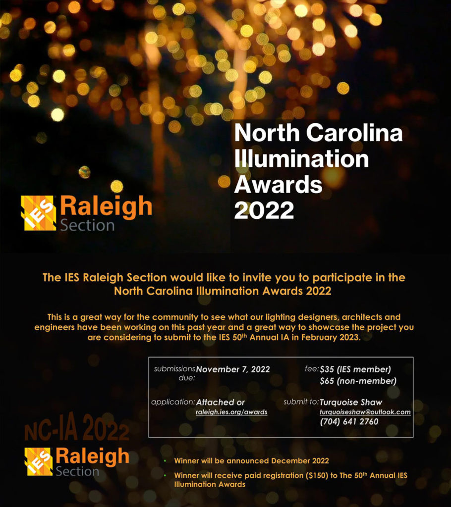 2022 IES Raleigh Section IA Awards